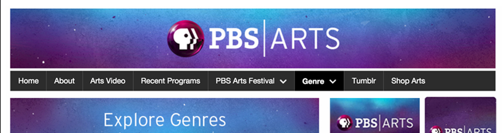 PBS Arts banner