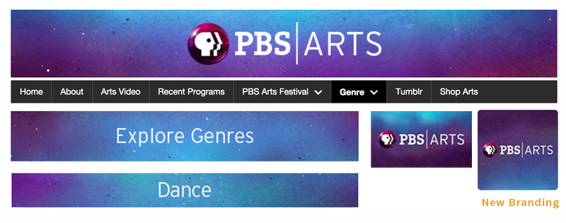 PBS Arts new branding